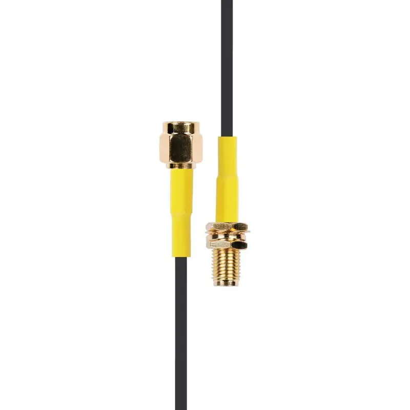 Atlas Scientific SMA Male to SMA Female Extension Cable - Yellow 50m