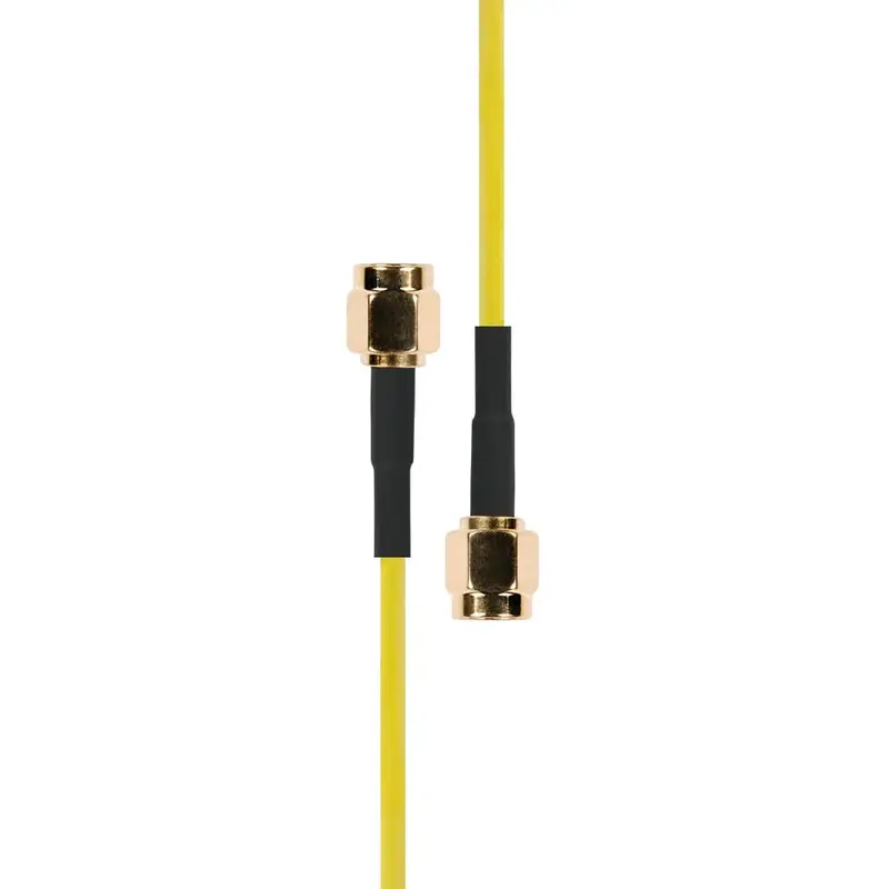Atlas Scientific SMA Male to SMA Male Extension Cable - Yellow 3m