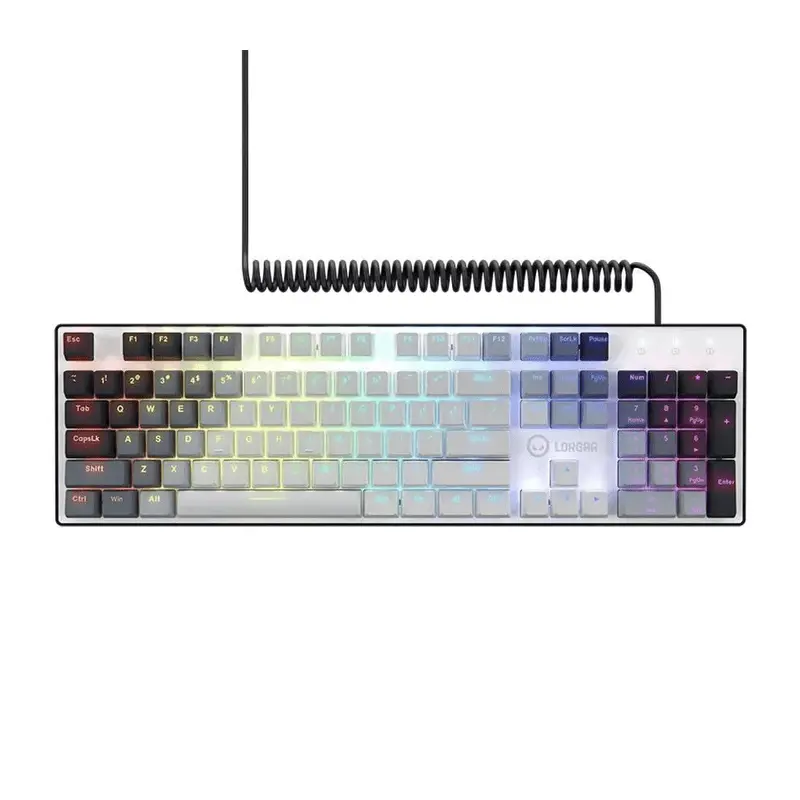 Lorgar Azar 514 RGB Wired Mechanical Gaming Keyboard White
