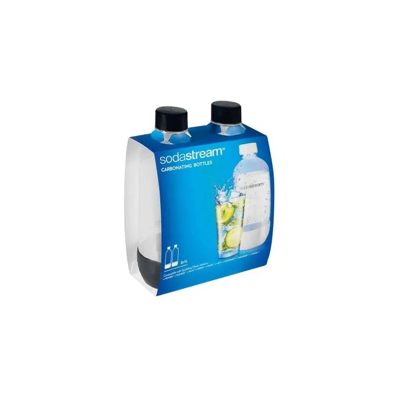 Sodastream Bottle Classic 1L Twin Pack