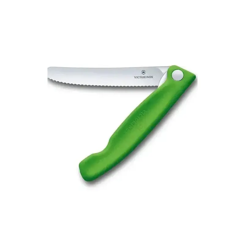 Victorinox 6.7836.F4B Foldable Paring Knife - Green