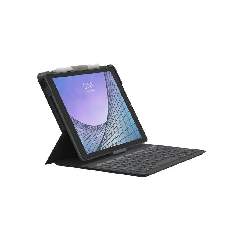 Zagg Messenger Folio 2 Keyboard & Case for iPad 10.2" & iPad Air 10.5" Grey