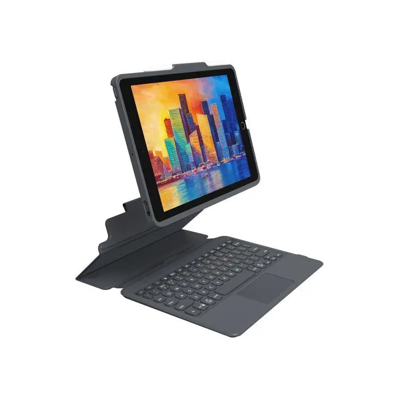 Zagg Pro Keys with Trackpad Keyboard & Case for iPad 10.2" Grey