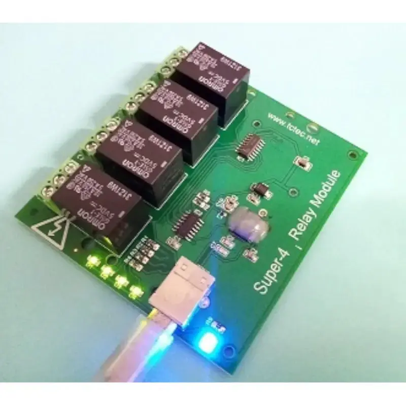 TCTEC Super4 USB Relay Module