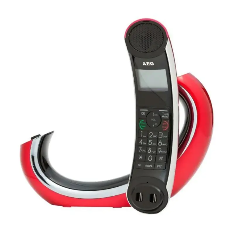 AEG Eclipse 10 Cordless Telephone - Red
