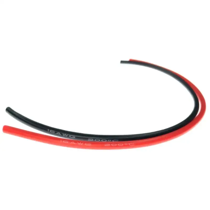 Fingertech 16AWG Wire Pair - 20cm Each Red & Black