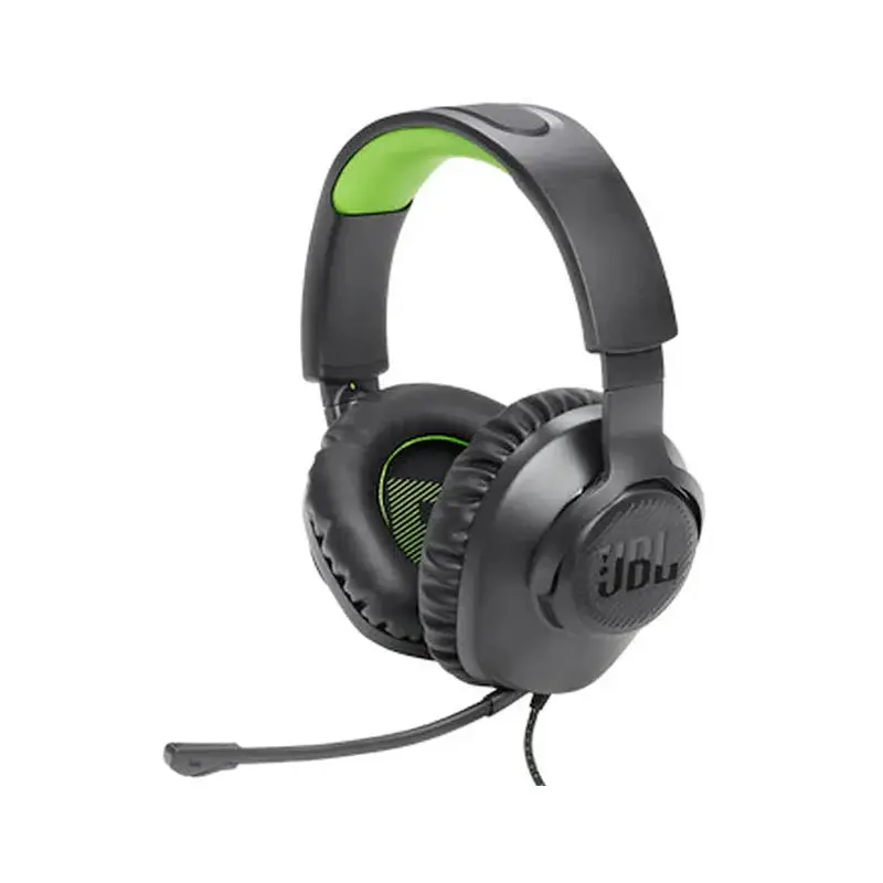 JBL Quantum 100X Gaming Headset - Black/Green