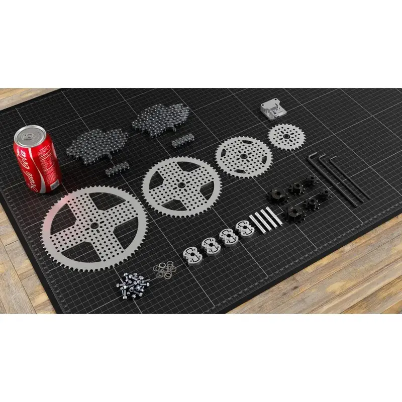 ServoCity Chain & Sprocket Starter Pack (8mm Pitch, 8mm REX Bore)