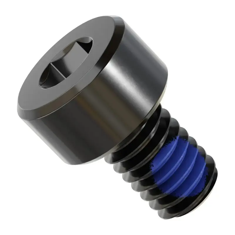 ServoCity Premium M4 Socket Head Thread-Locking Screw 6mm Length - 25 Pack