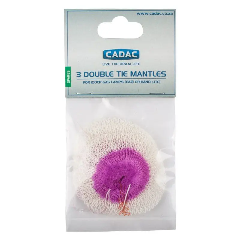 Cadac 3x 100CP Double Tie Mantles For Eazi/Handilite - 112