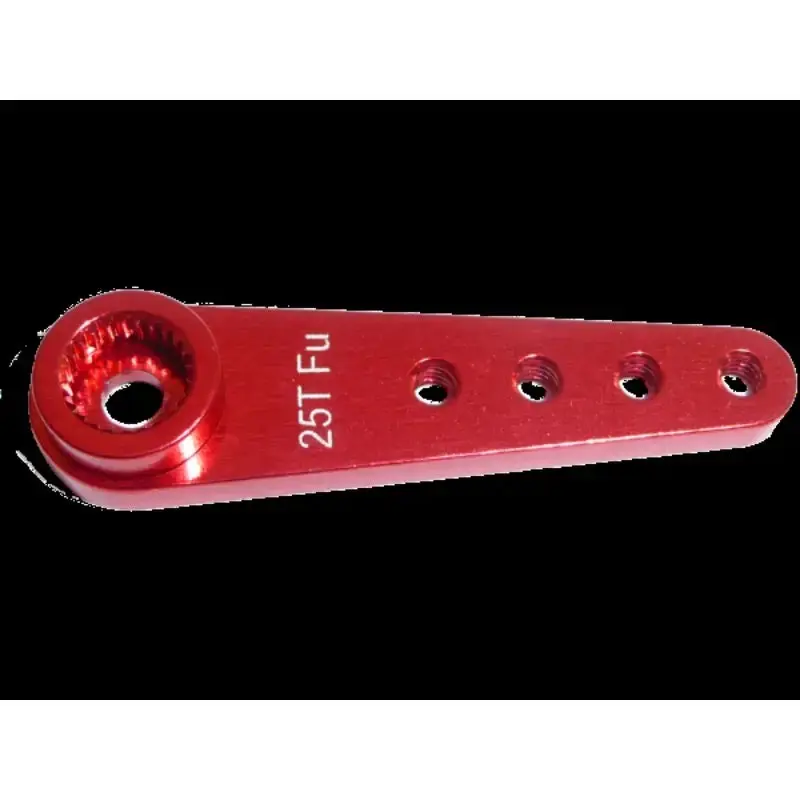 Fingertech Heavy Duty Aluminum Servo Arm for Futaba 25T Servo Splines