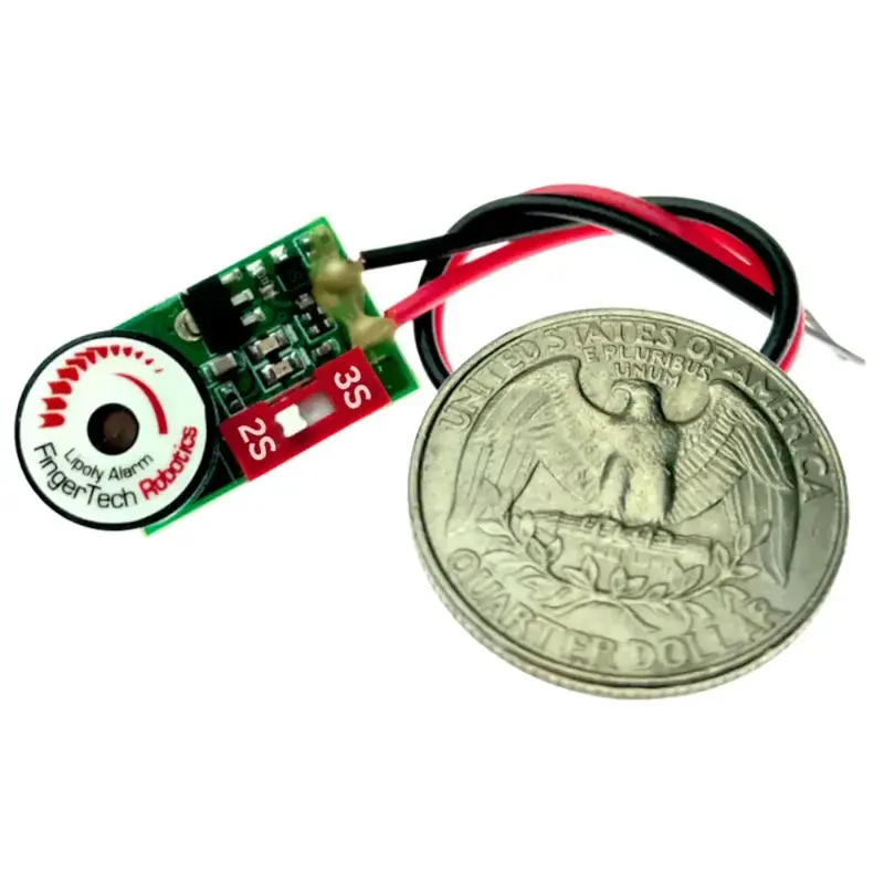 Fingertech Lipoly Low Voltage Alarm 2S-3S