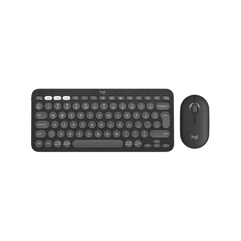 Logitech Pebble 2 Combo Wireless Keyboard and Mouse Graphite
