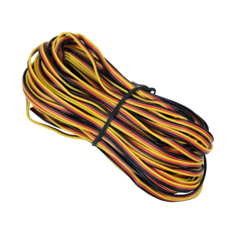 Hitec 50ft., 3 Color Servo Wire, 22 Gauge, 30 Strand