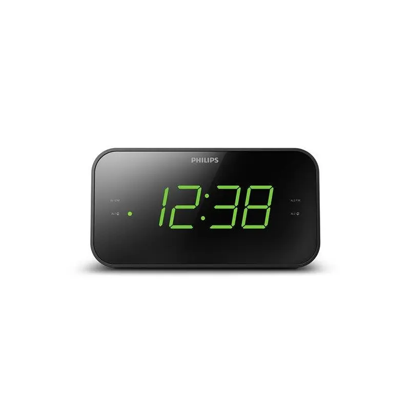 Philips TAR3306 Clock Radio - Black