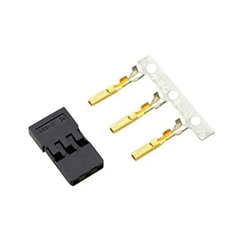 Hitec Male"S" Connector (Housing & Gold Pins) Set