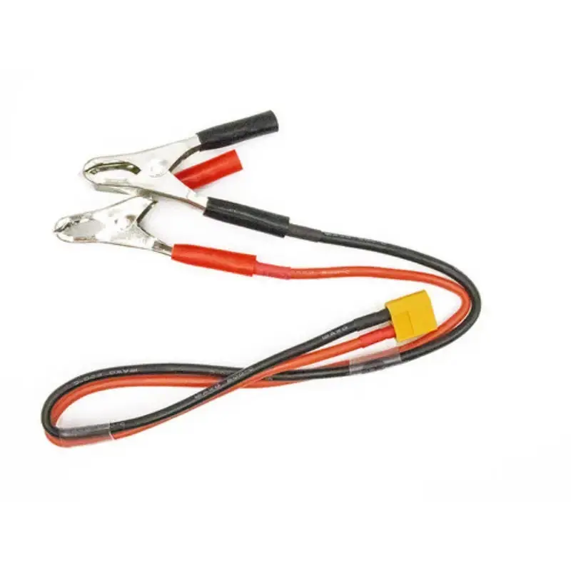 Hitec XT60 DC Input Cable & Clips for X2 Charger