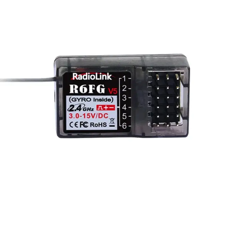 RadioLink 6ch Receiver w/ Gyro