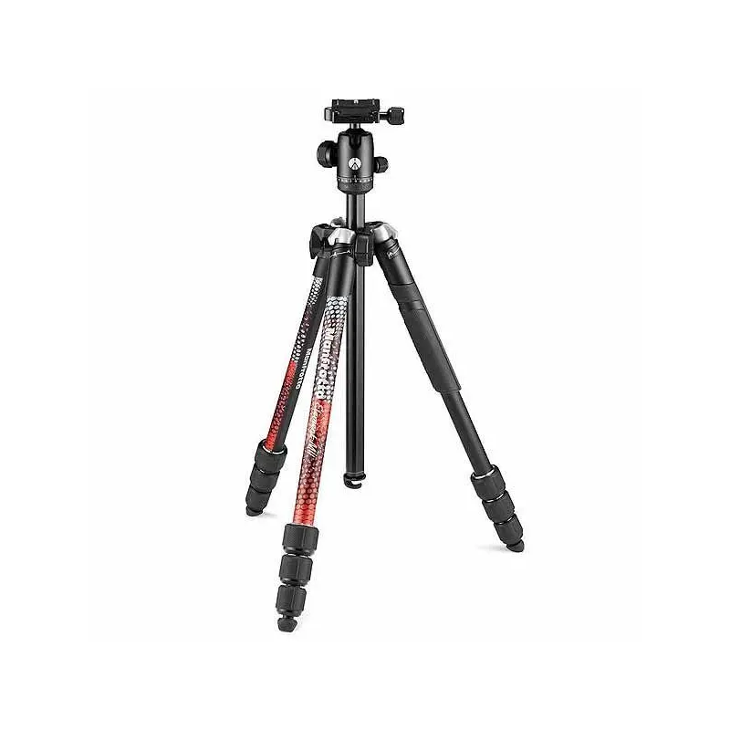Manfrotto MKELEMII4RD-BH Element MII Red Aluminium Tripod with Ball Head