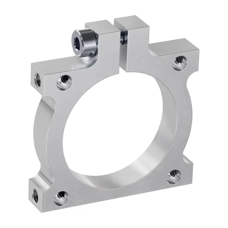 ServoCity 1401 Series 2-Side, 2-Post Clamping Mount (43mm Width, 32mm Bore)
