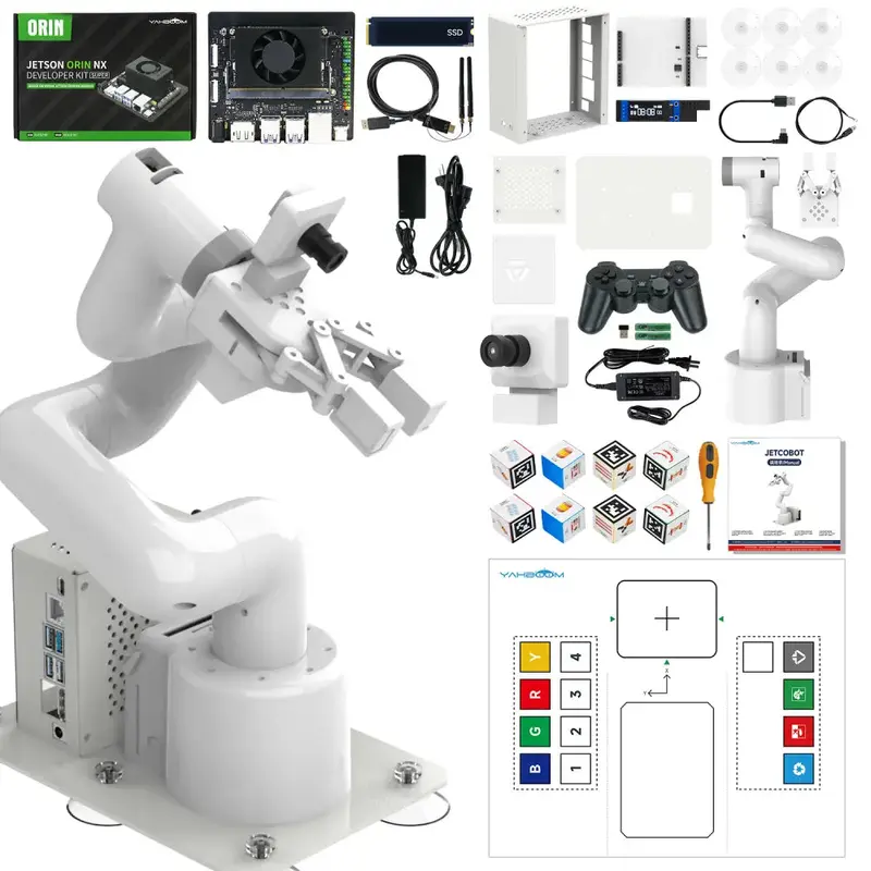 Yahboom JetCobot 7-axis visual collaborative robotic arm-Jetson Orin NX 8GB SUPER