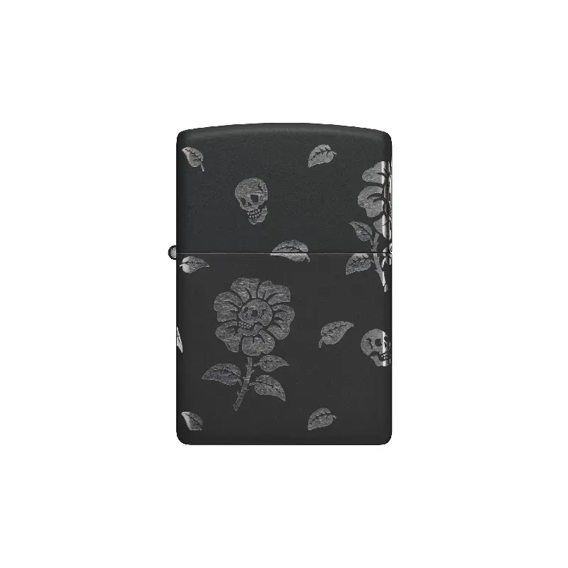 Zippo Flower Skulls Design