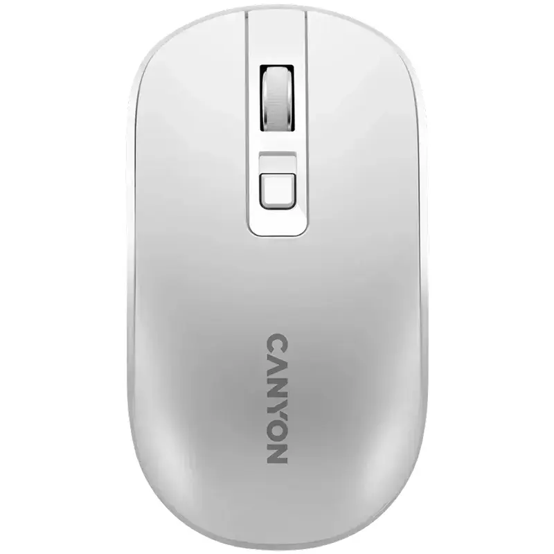 Canyon MW-18 Wireless Rechargeable Optical Mouse Pearl White