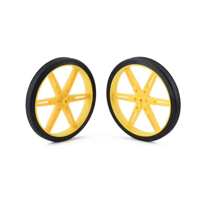 Pololu Wheel 8010mm Pair - Yellow