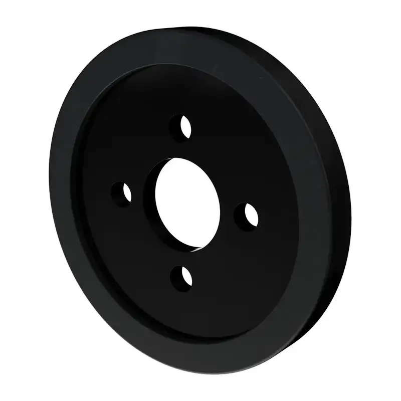 ServoCity 2" Acrylic Disc Wheel (Black) - 2 Pack