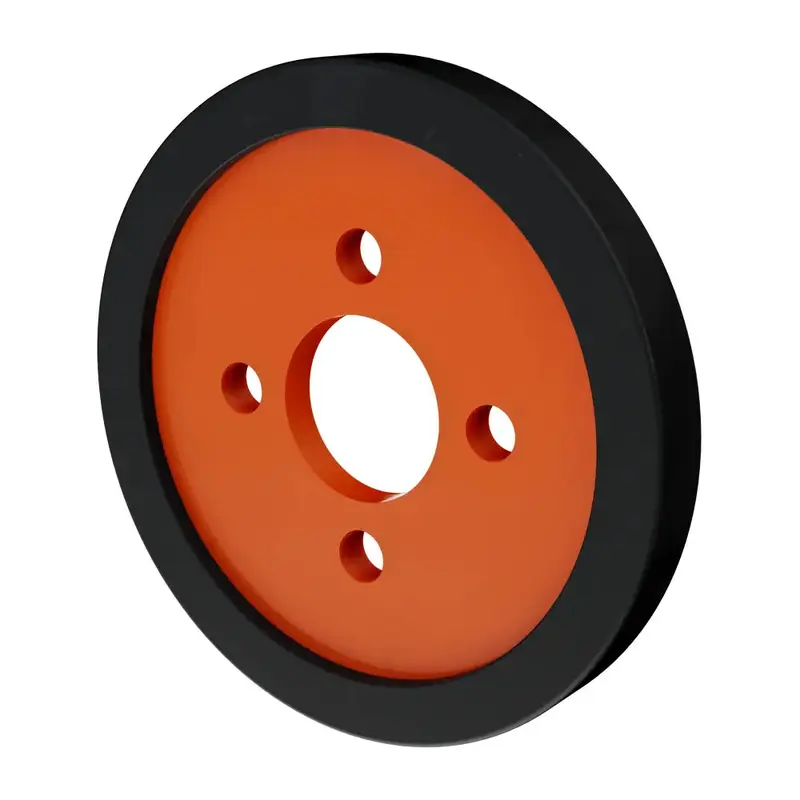 ServoCity 2" Acrylic Disc Wheel (Orange) - 2 Pack