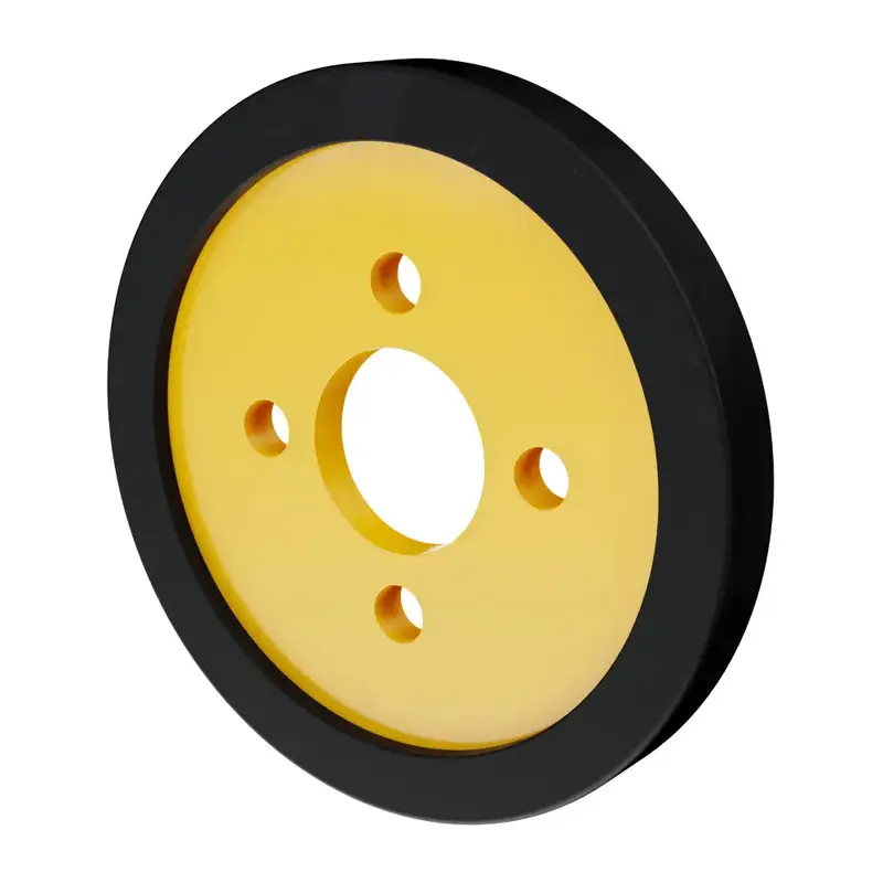 ServoCity 2" Acrylic Disc Wheel (Yellow) - 2 Pack