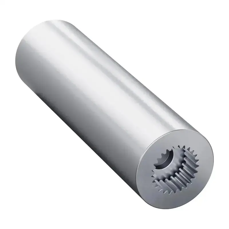 ServoCity 10mm Round Servo Shaft (25 Tooth Spline, 36mm Length)