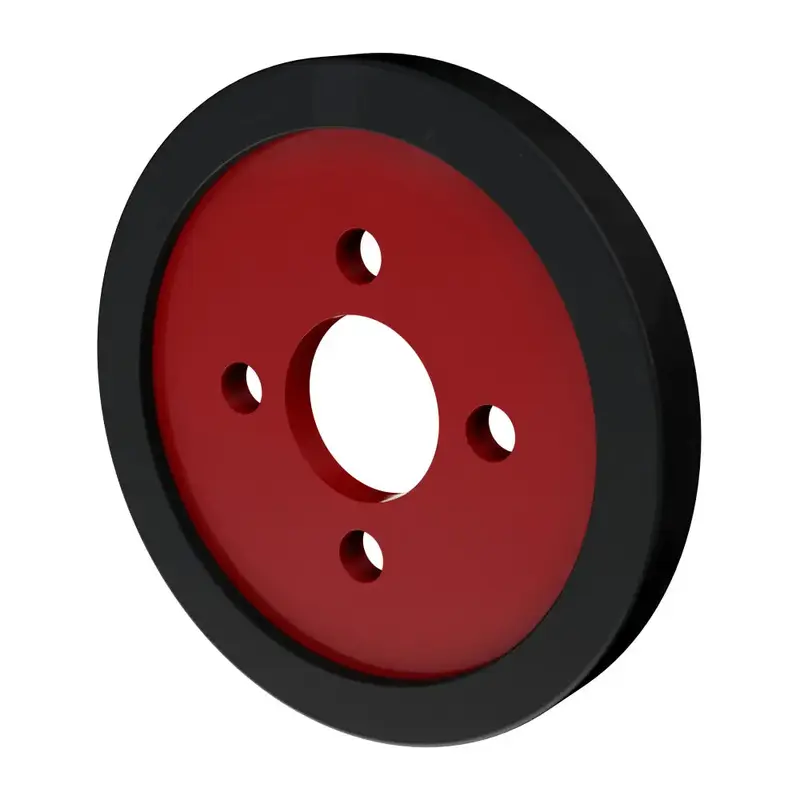 ServoCity 2" Acrylic Disc Wheel (Red) - 2 Pack