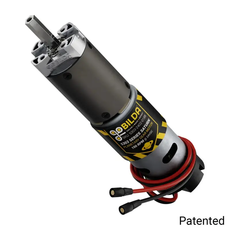 ServoCity 5303 Series Saturn Planetary Gear Motor w/ Encoder (188:1, 100 rpm)