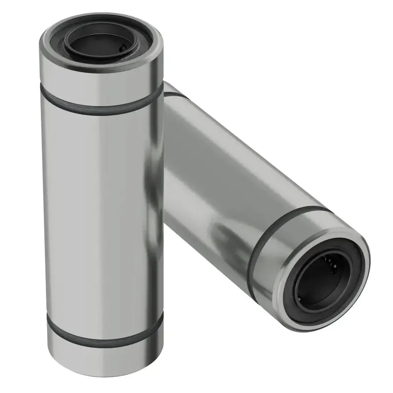 ServoCity 8mm ID Linear Ball Bearing (15mm OD, 45mm Length) - 2 Pack