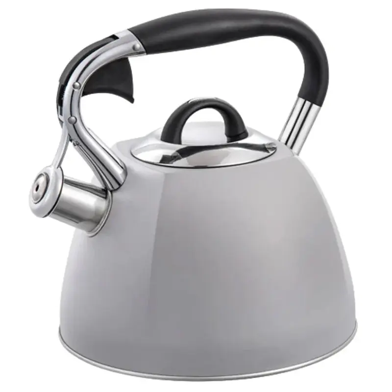 Born Free 8715 Stove Top Whistling Kettle - Grey