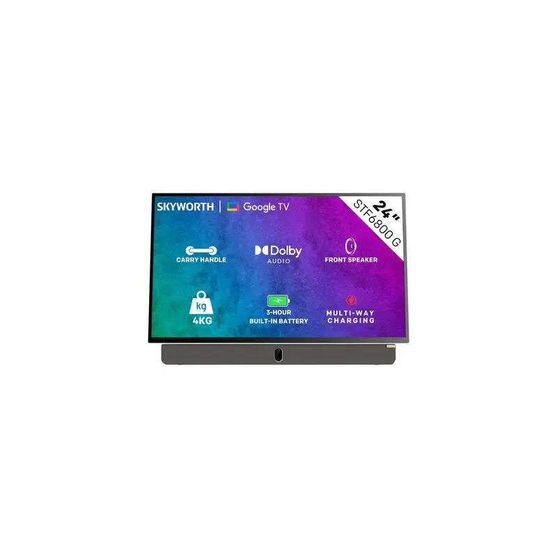 Skyworth 24STF6800 Portable TV - 24" Grey