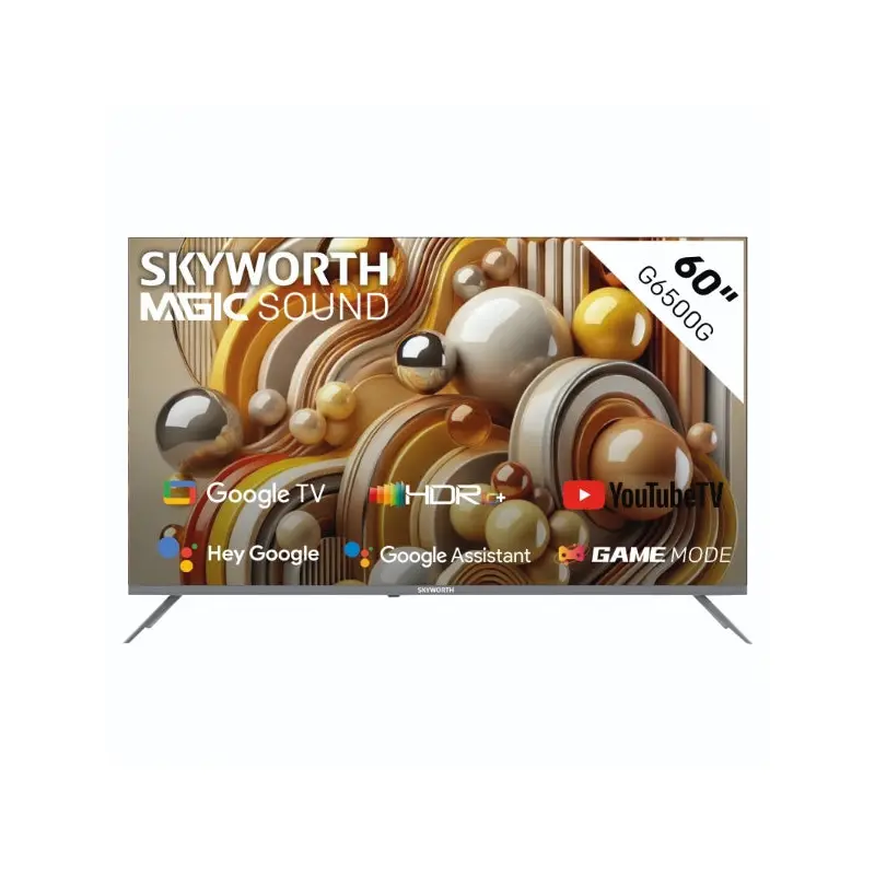 Skyworth 60G6500G Google 4K LED TV - 60"
