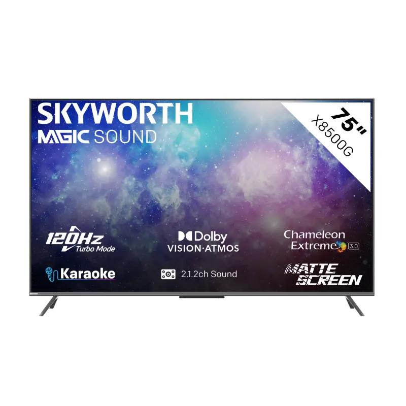 Skyworth 75X8500G Mini LED Google TV - 75"