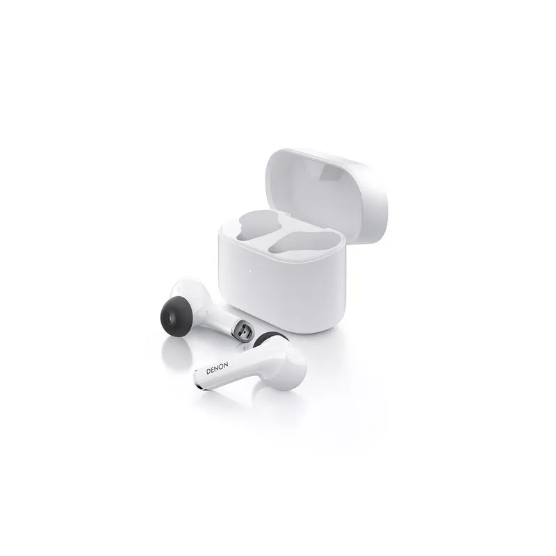 Denon AH-C830NCW True Wireless In-Ear Headphones with Active Noise Cancelling - White