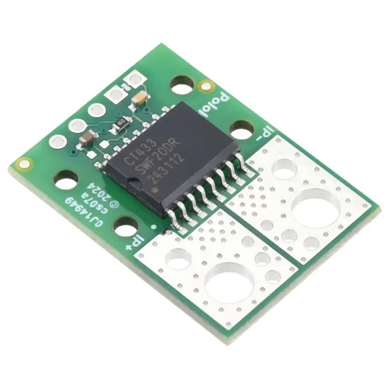 Pololu CT433-HSWF20DR TMR Current Sensor Compact Carrier 0A to 20A, 3.3V