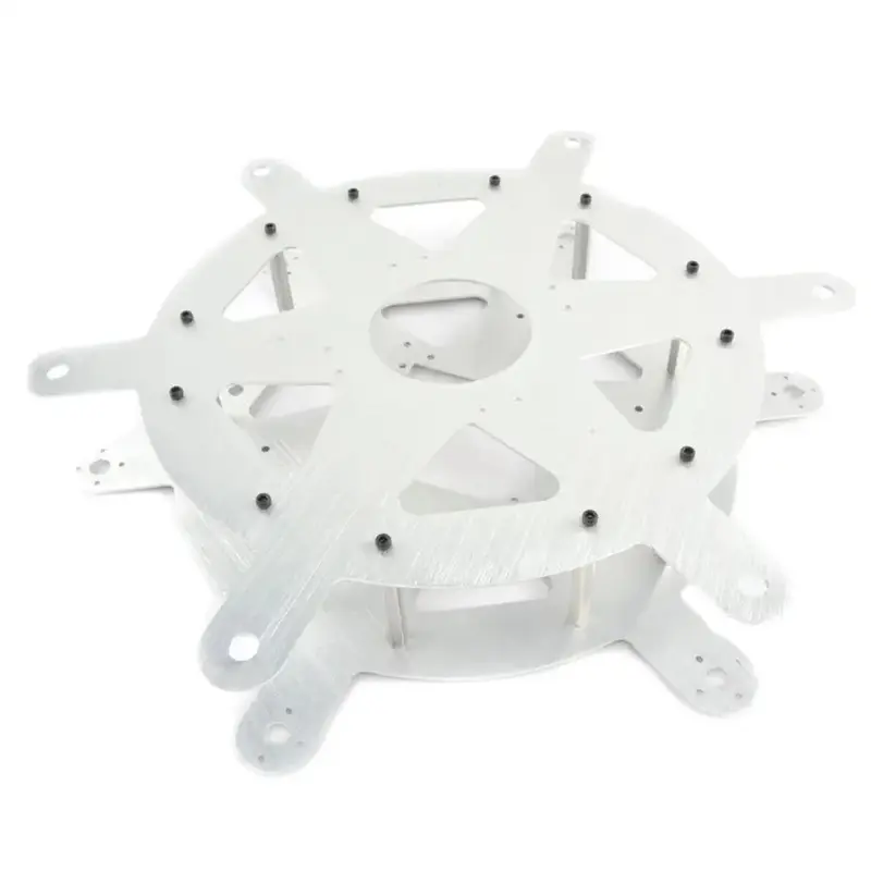 Lynxmotion Hexapod 3-R Body Kit (Brushed) - HBKR-BRU