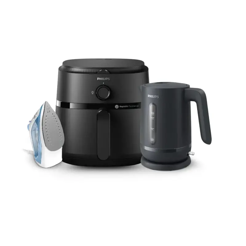 Philips Perfect Trio Bundle - HD9314/90+DST1030/20+NA130/00