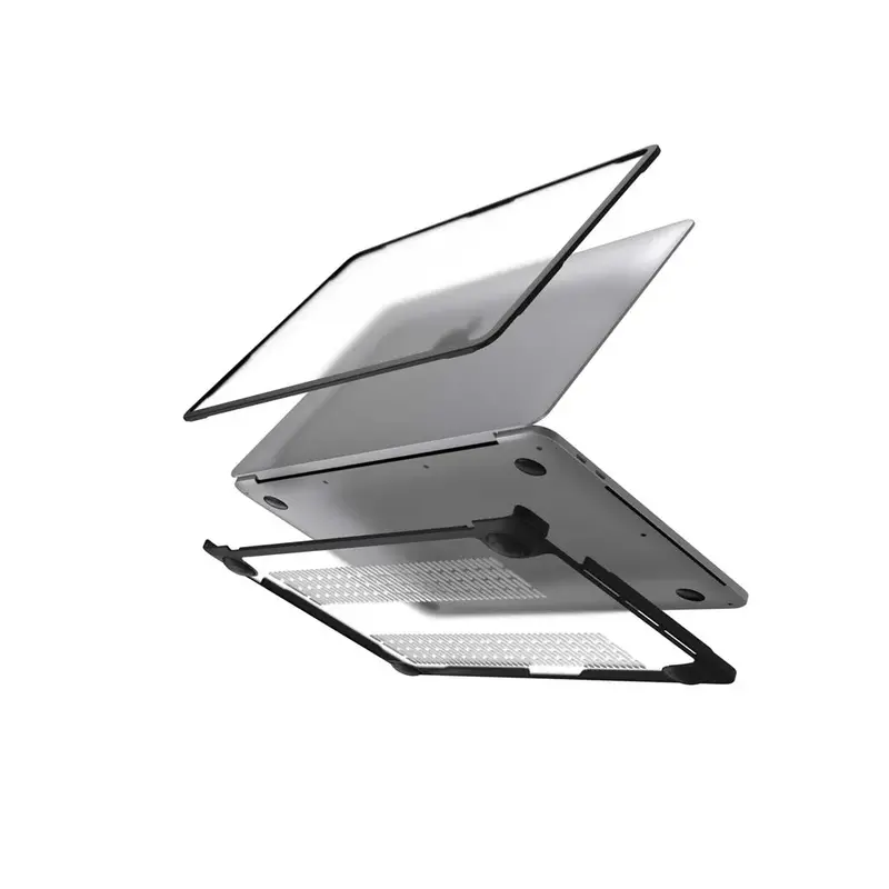 SwitchEasy Defender Protective Case MacBook Pro 13" M2, M1, Intel (2016-2022) - Transparent