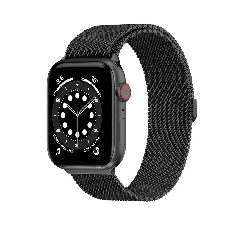 SwitchEasy Mesh Stainless Steel Apple Watch Loop (38, 40mm) - Black