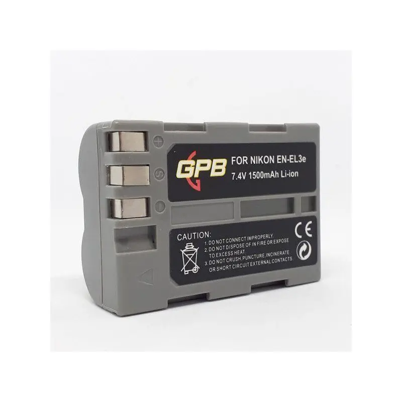 GPB EN-EL3e Rechargeable Digital Camera Battery for Nikon