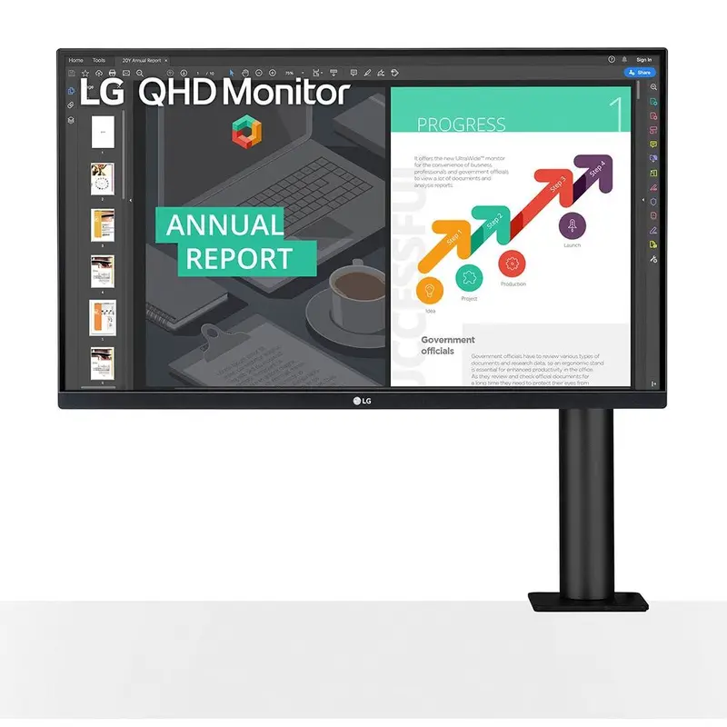 LG 27QN880-B 27-inch QHD IPS Ergo Monitor