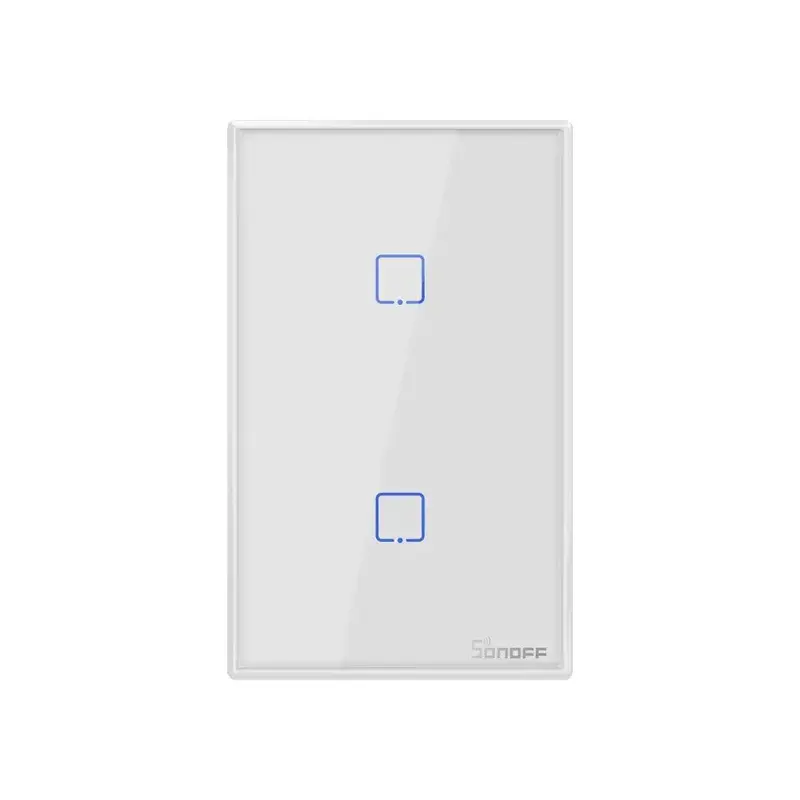 SONOFF TX Series WiFi Wall Switch (T0, US, 2 Gang, White)