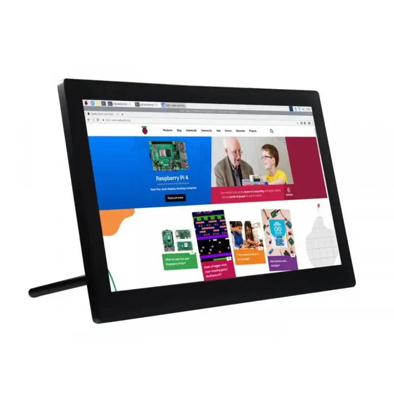 Waveshare 13.3" Mini-Computer Powered by Raspberry Pi 3A+, HD Touch Screen (US)