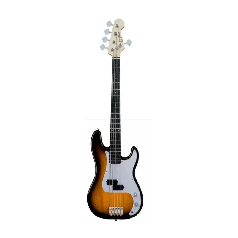 Barros 5 String Precision Bass Guitar - Sunburst